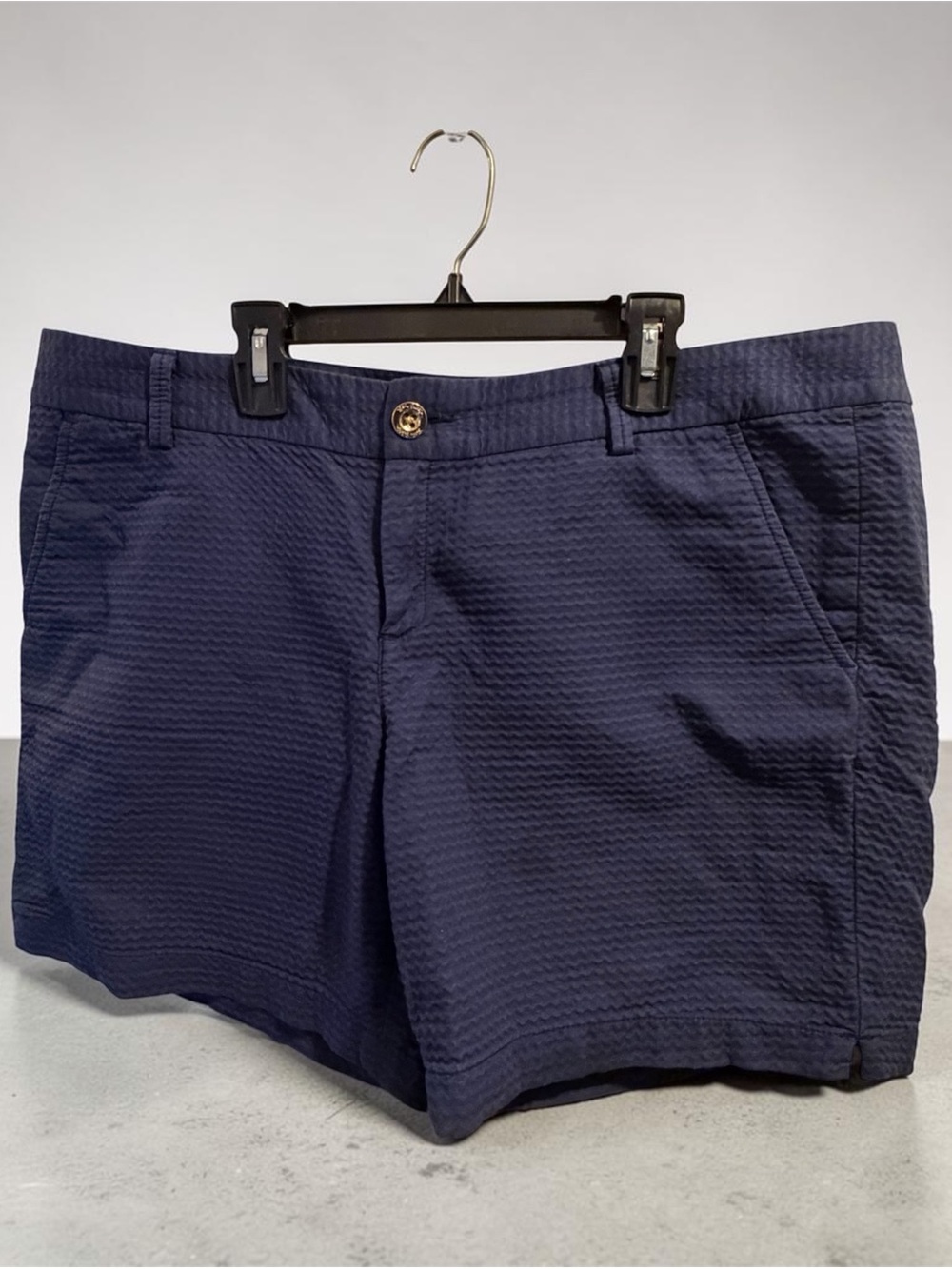 Lilly Pulitzer Women's Navy Textured Jayne Shorts